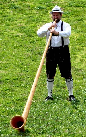 Playing alphorn front_0.JPG